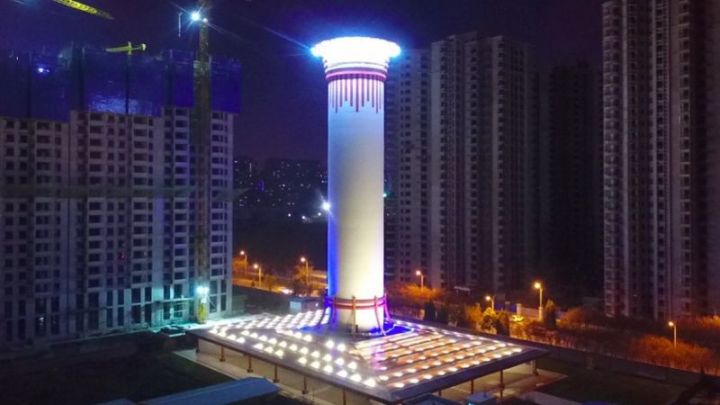 चीन ने विश्व का सबसे ऊंचा 'एयर प्यूरीफायर' बनाया